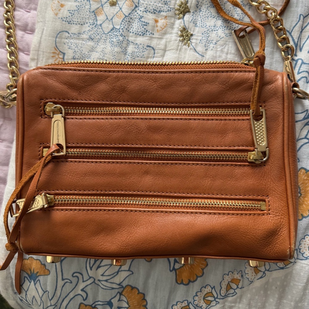 Rebecca Minkoff Tan Leather Crossbody Bag